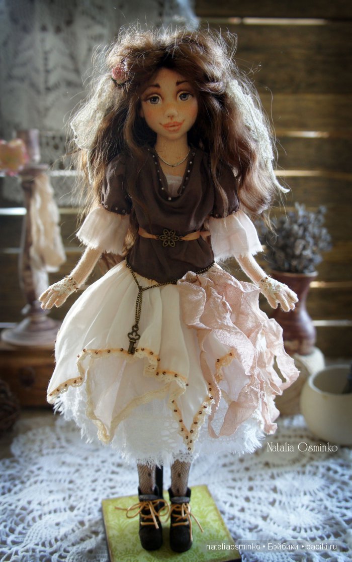 Авторские куклы из ткани Натальи Осминко. Натали (фото 7)