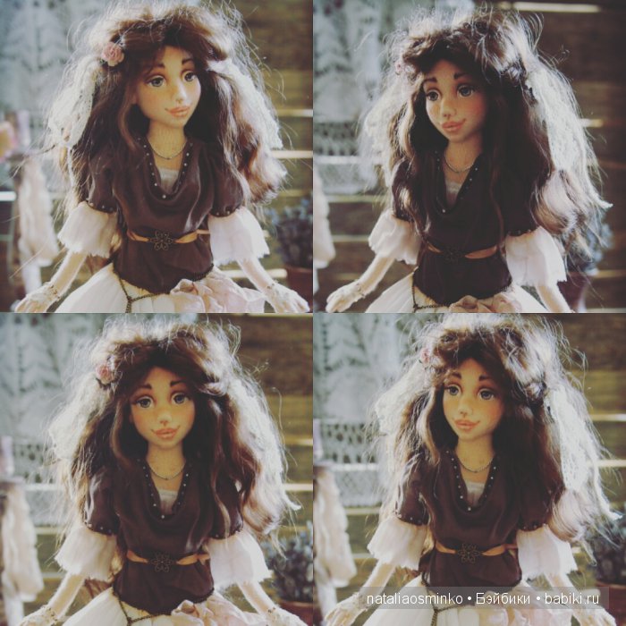 Авторские куклы из ткани Натальи Осминко. Натали (фото 6)