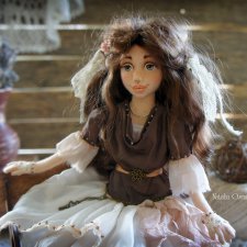 Авторские куклы из ткани Натальи Осминко. Натали