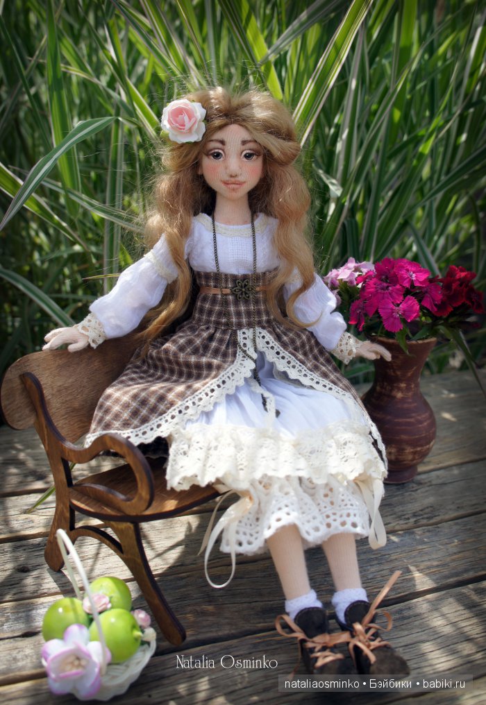 Авторские текстильные куклы Натальи Осминко. Ольга | Бэйбики Авторские текстильные куклы Натальи Осминко. Ольга (фото 5)