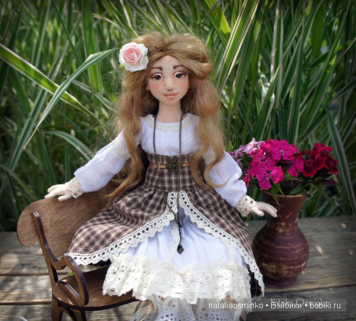 Авторские текстильные куклы Натальи Осминко. Ольга | Бэйбики Авторские текстильные куклы Натальи Осминко. Ольга (фото 2)
