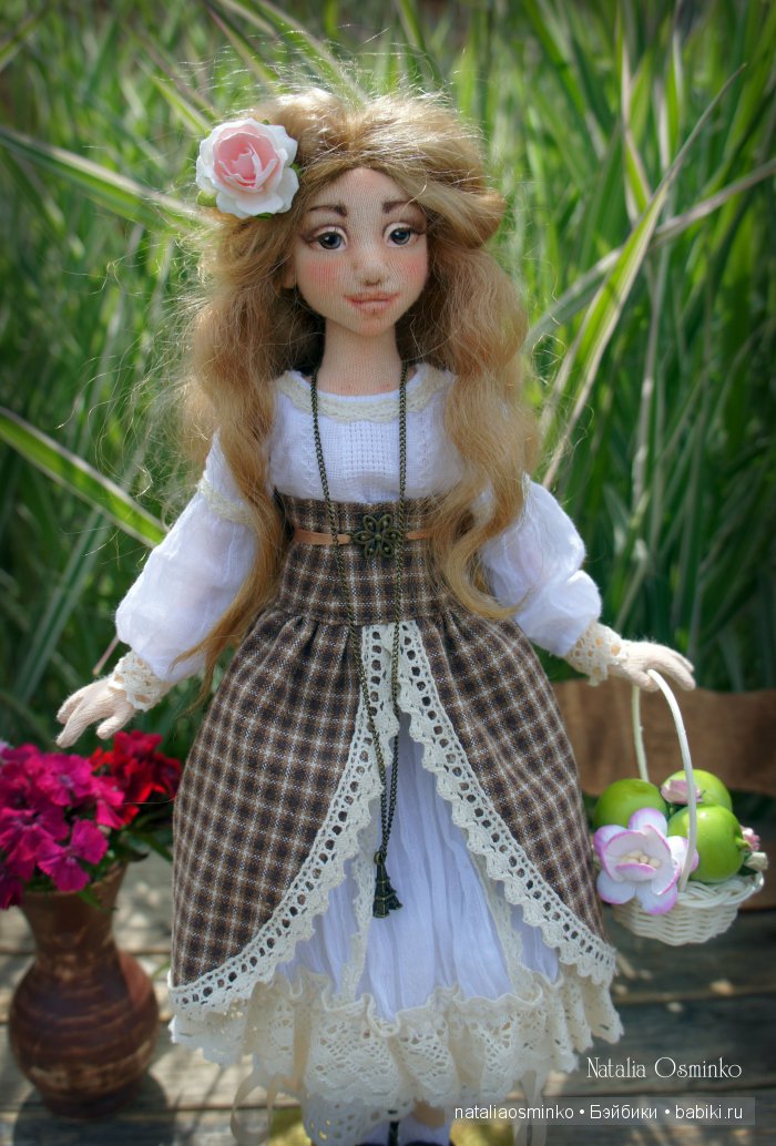 Авторские текстильные куклы Натальи Осминко. Ольга | Бэйбики Авторские текстильные куклы Натальи Осминко. Ольга