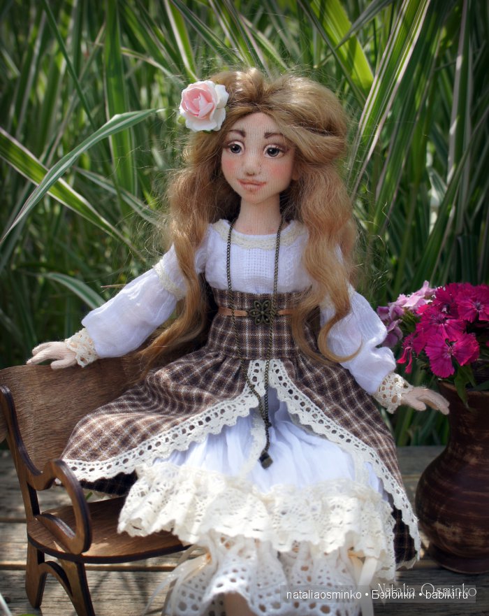 Авторские текстильные куклы Натальи Осминко. Ольга | Бэйбики Авторские текстильные куклы Натальи Осминко. Ольга (фото 3)
