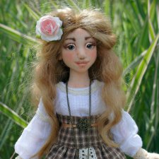 Авторские текстильные куклы Натальи Осминко. Ольга