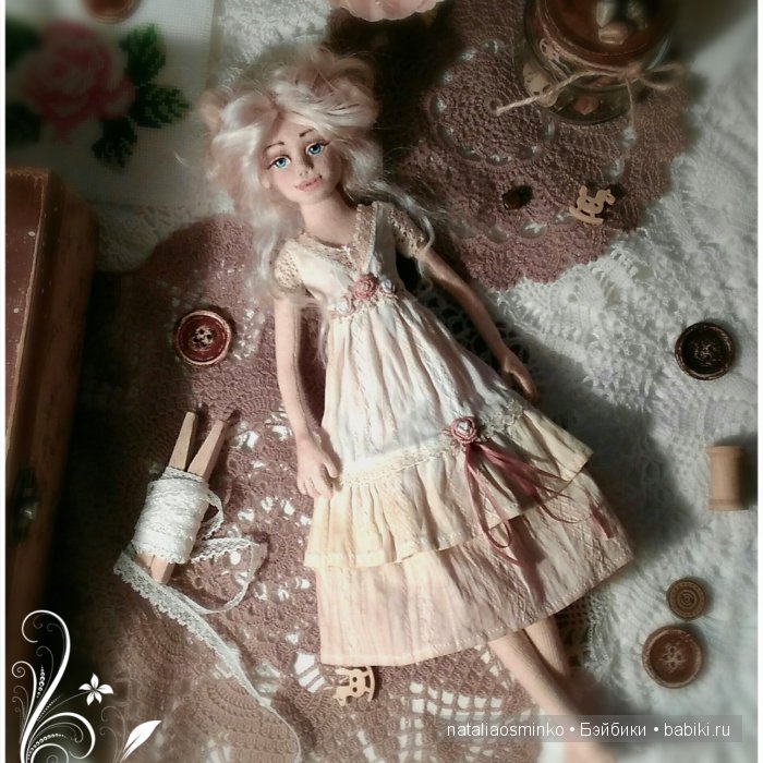 Авторские текстильные куклы Натальи Осминко. Мария. Процесс | Бэйбики Авторские текстильные куклы Натальи Осминко. Мария. Процесс (фото 3)