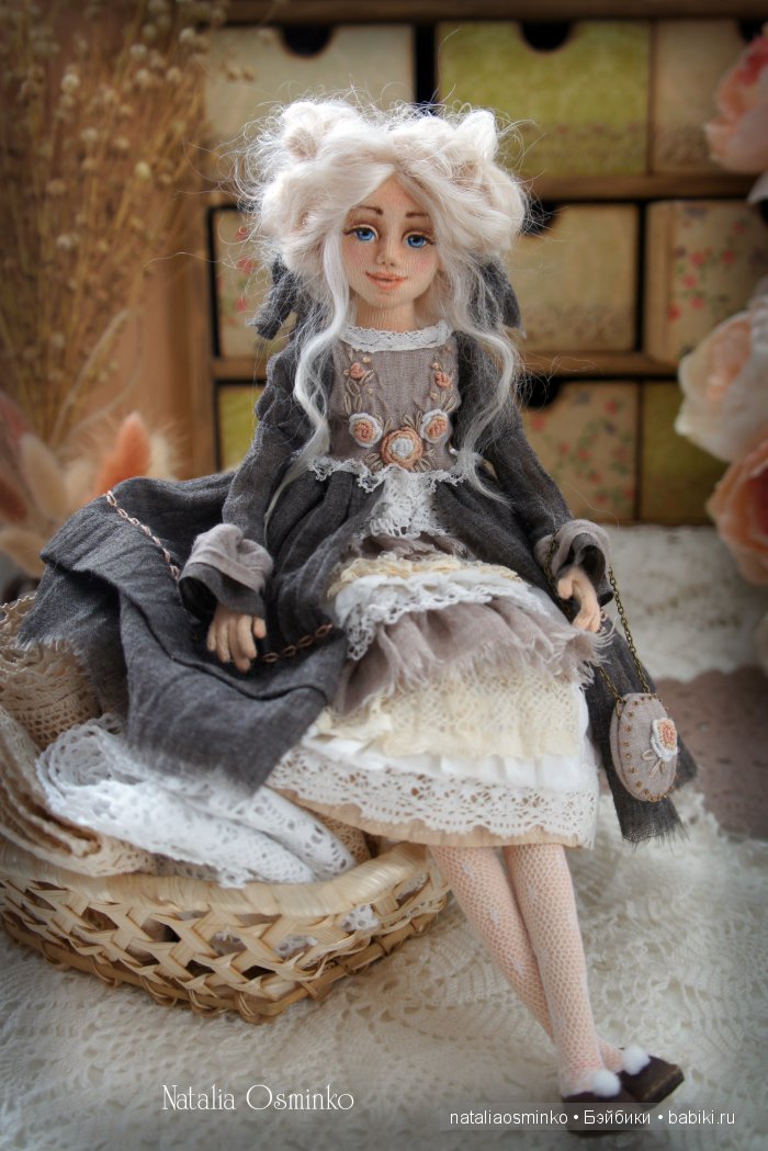 Авторские текстильные куклы Натальи Осминко. Мария | Бэйбики Авторские текстильные куклы Натальи Осминко. Мария (фото 5)