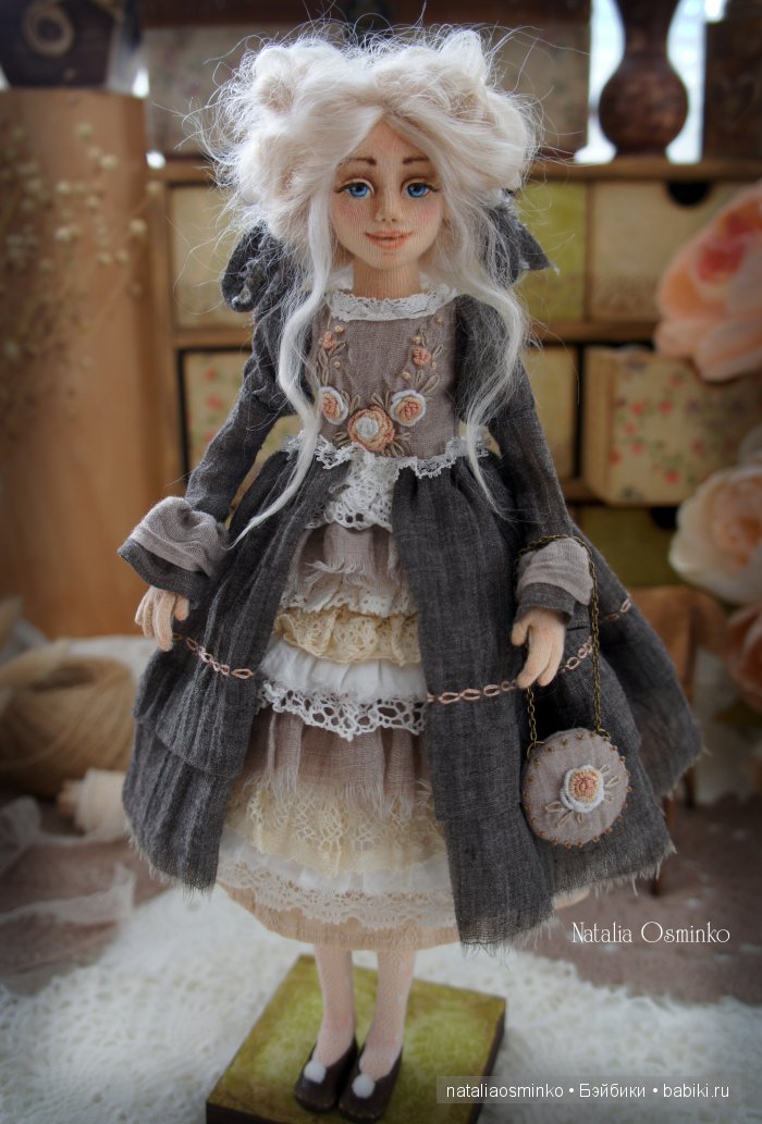 Авторские текстильные куклы Натальи Осминко. Мария | Бэйбики Авторские текстильные куклы Натальи Осминко. Мария (фото 3)