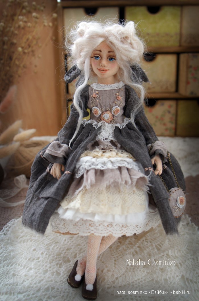 Авторские текстильные куклы Натальи Осминко. Мария | Бэйбики Авторские текстильные куклы Натальи Осминко. Мария (фото 4)