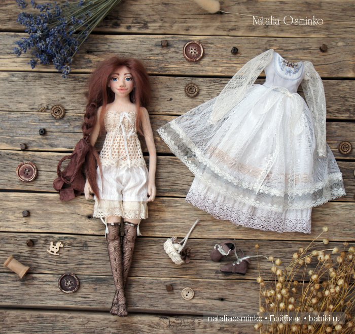 Комплект одежды для авторской куклы из танки Лидии. Осминко Наталья (фото 5)