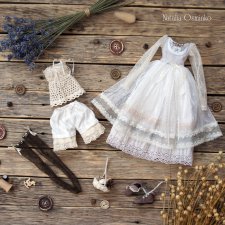 Комплект одежды для авторской куклы из танки Лидии. Осминко Наталья