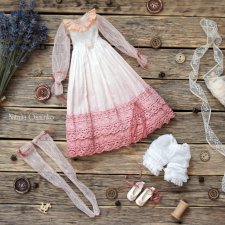 Комплект одежды для авторской куклы из ткани Софии. Осминко Наталья