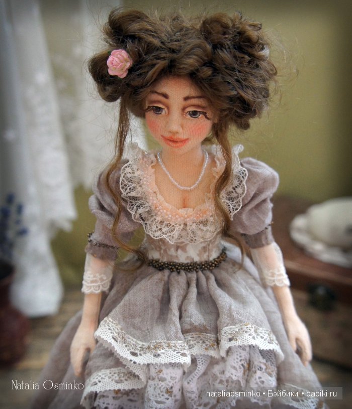 Авторские текстильные куклы Натальи Осминко. Анелия | Бэйбики Авторские текстильные куклы Натальи Осминко. Анелия (фото 5)