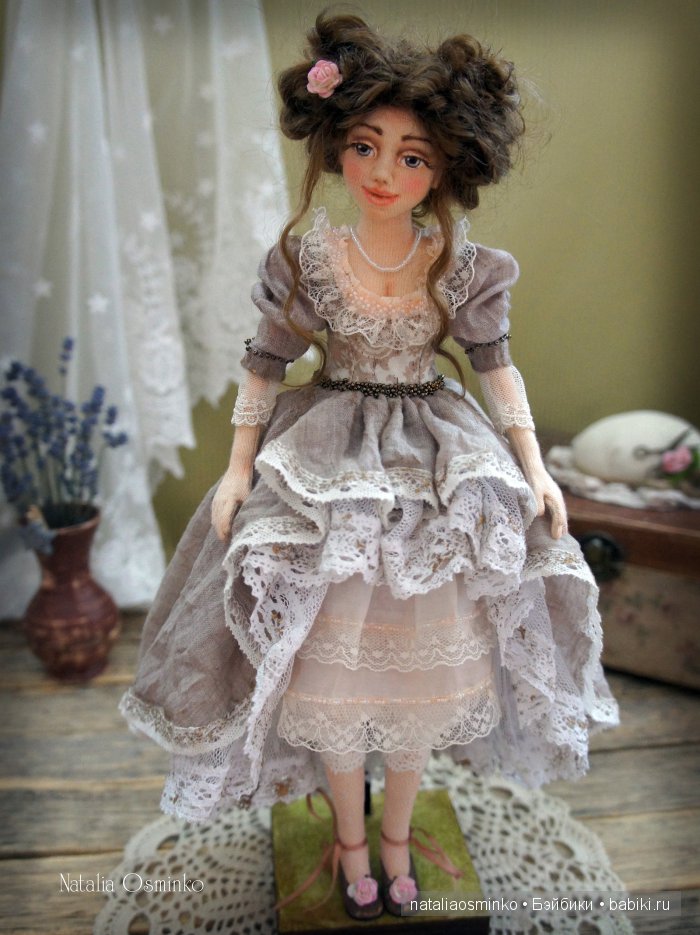Авторские текстильные куклы Натальи Осминко. Анелия | Бэйбики Авторские текстильные куклы Натальи Осминко. Анелия (фото 4)
