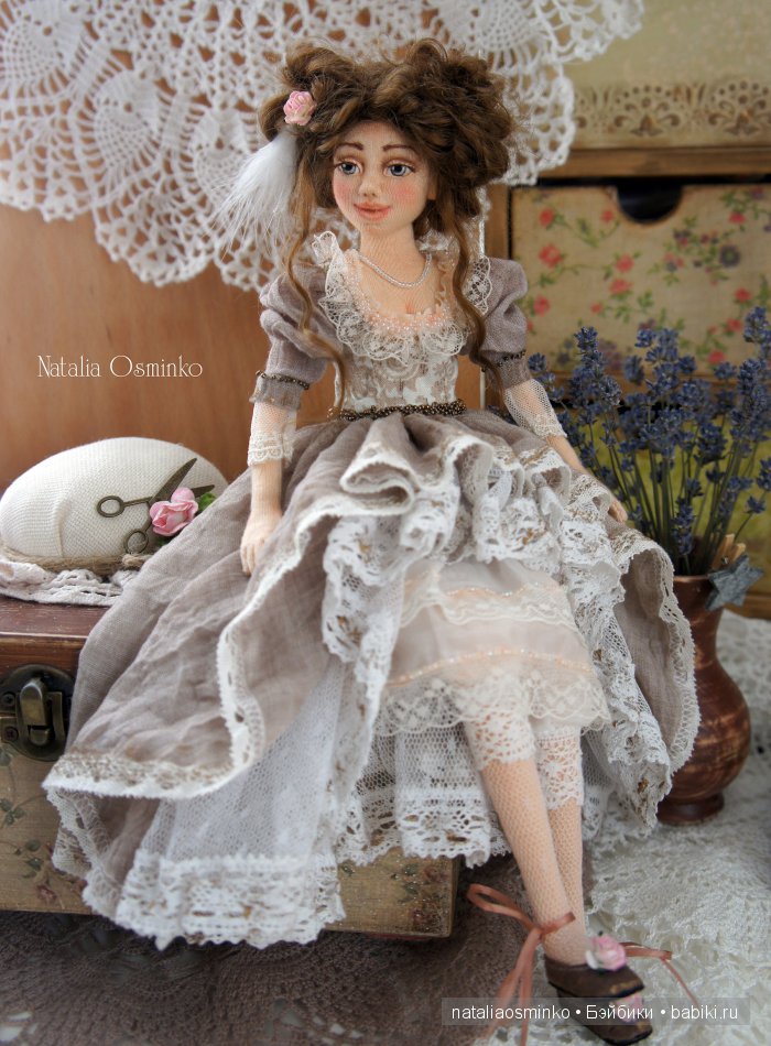 Авторские текстильные куклы Натальи Осминко. Анелия | Бэйбики Авторские текстильные куклы Натальи Осминко. Анелия (фото 3)