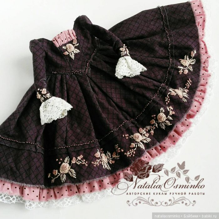 Авторские текстильные куклы Натальи Осминко. Полина. Фото процесса (фото 3)