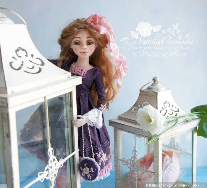 Авторские текстильные куклы Натальи Осминко. Полина. Фото процесса