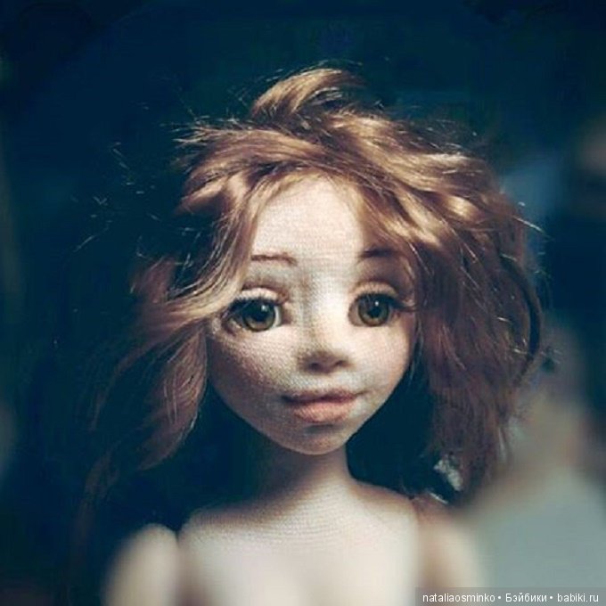 Авторские текстильные куклы Натальи Осминко. Полина. Фото процесса (фото 2)