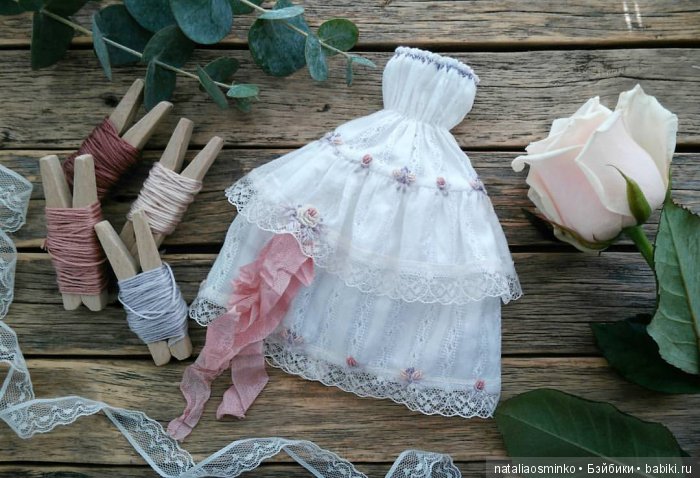 Авторские текстильные куклы Натальи Осминко. Полина. Фото процесса (фото 5)