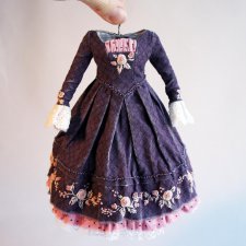 Авторские текстильные куклы Натальи Осминко. Полина. Фото процесса