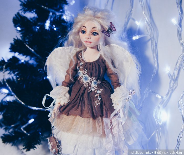 Авторские текстильные куклы Натальи Осминко. Ангел | Бэйбики Авторские текстильные куклы Натальи Осминко. Ангел (фото 6)