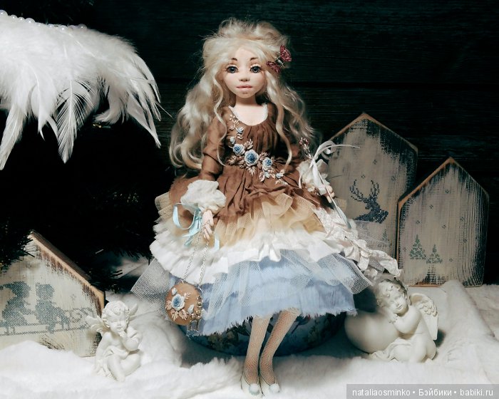Авторские текстильные куклы Натальи Осминко. Ангел | Бэйбики Авторские текстильные куклы Натальи Осминко. Ангел (фото 2)
