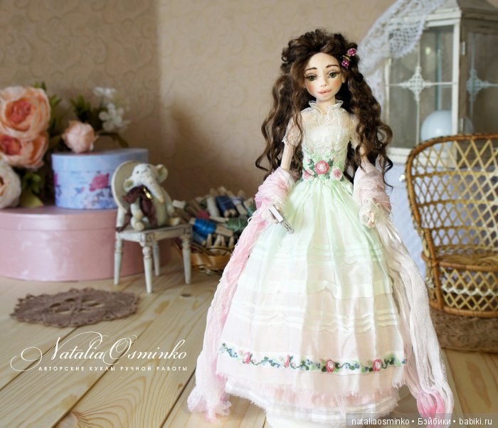 Амели. Авторские текстильные куклы Натальи Осминко | Бэйбики Амели. Авторские текстильные куклы Натальи Осминко (фото 2)