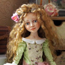 Катенька,рост 36 см. Куклы ручной работы Натальи Осминко