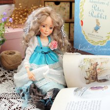 Василиса читает сказки. Видео. Куклы Натальи Осминко