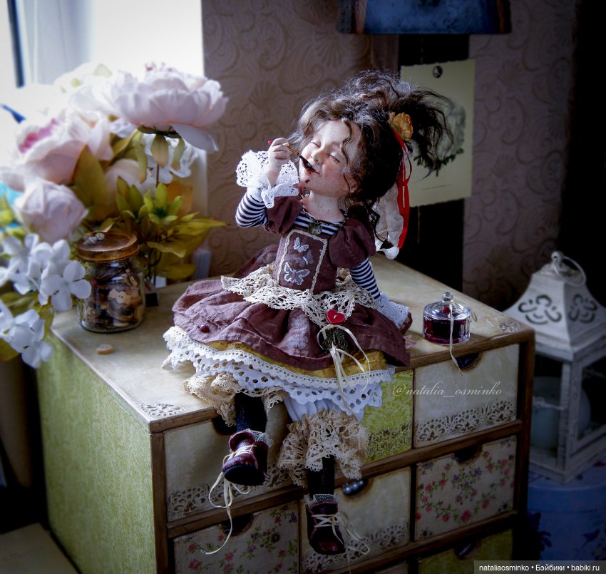 Сестрички-сладкоежки. Авторские куклы Натальи Осминко (фото 4)