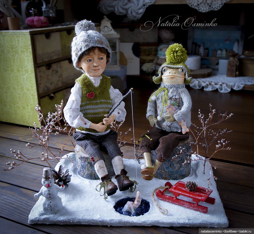 Друзяки. Авторские куклы Натальи Осминко