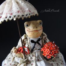 Видео куклы Лягушка Алионора. Авторские куклы Осминко Натальи