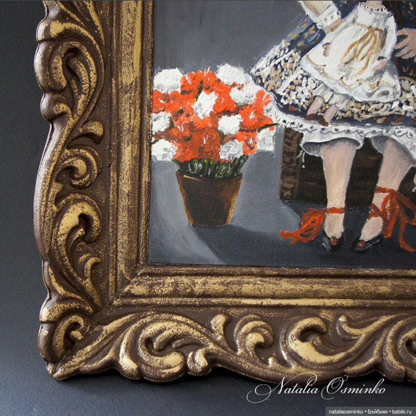 Картина куклы "Софи". Авторские куклы Натальи Осминко (фото 4)