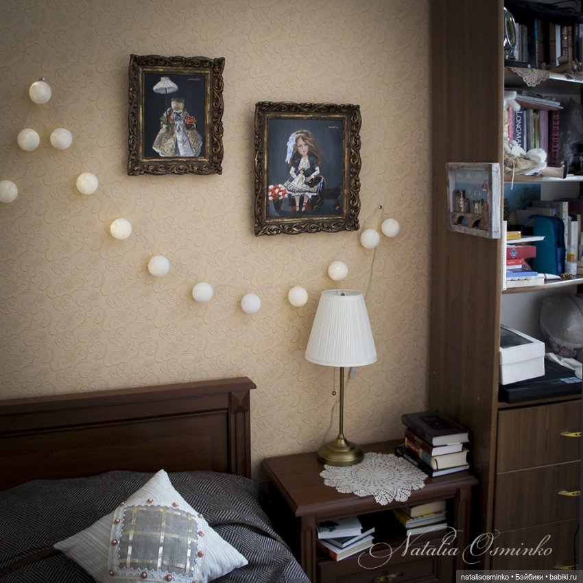 Картина куклы "Софи". Авторские куклы Натальи Осминко (фото 7)