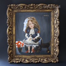 Картина куклы "Софи". Авторские куклы Натальи Осминко