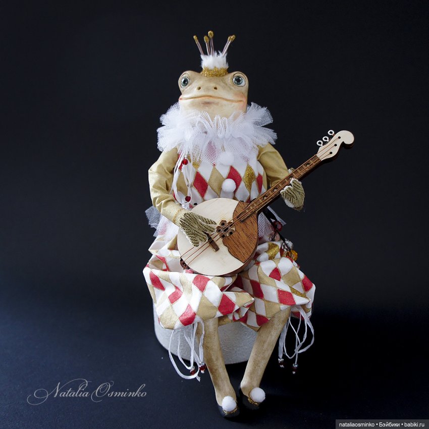 Лягушонок Жак. Авторские куклы Натальи Осминко