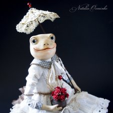 Лягушка Элли. Авторские куклы Натальи Осминко