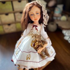 Видео куколки Люси. Авторские куклы Натальи Осминко