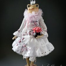 Лягушка Роузи. Авторские куклы Натальи Осминко