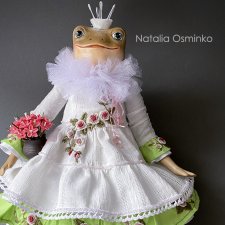 Видео Весенней Лягушки. Авторские куклы Натальи Осминко