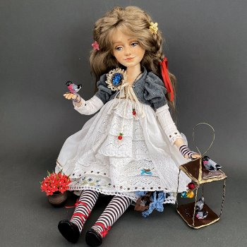 Элен - Авторские куклы Натальи Осминко