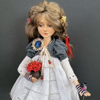 Видео куколки Элен - Авторские куклы Натальи Осминко