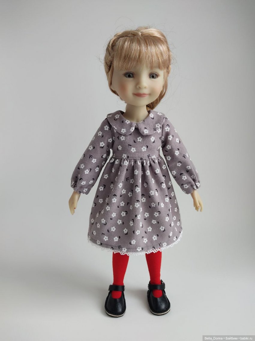 Теплое платье для кукол Ruby Red Fashion Friends