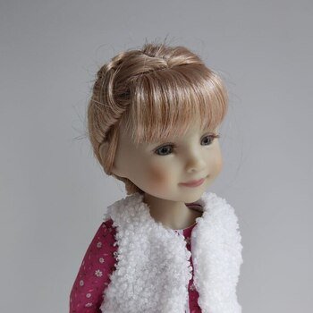 Платье с меховым жилетом для Ruby Red Fashion Friends.