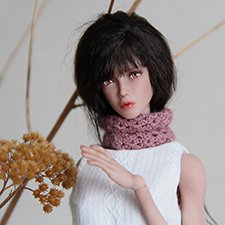 Авторская шарнирная кукла Мия