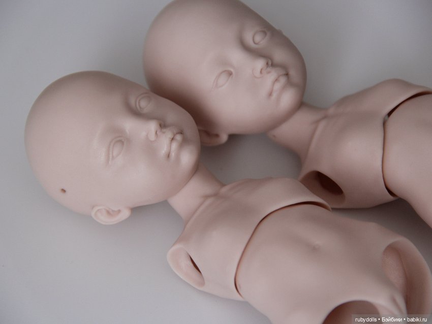 Фарфоровые куклы, процесс создания (фото 5)