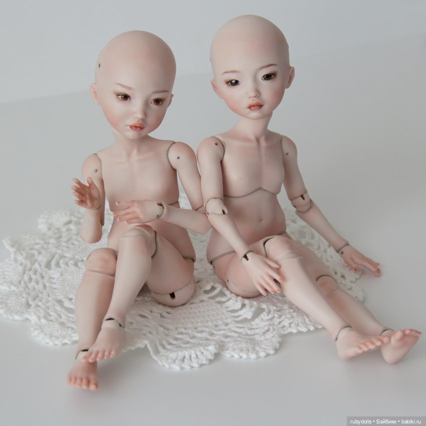 Фарфоровые куклы, процесс создания