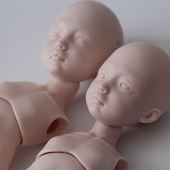 Фарфоровые куклы, процесс создания.