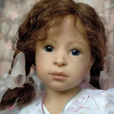 Нежная малышка Аннабель со своим мишкой от Heidi Plusczok