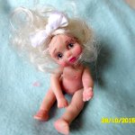 Авторская куколка Бантик 8 см
