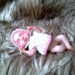 Экспериментирую - 9 см спящей сладкой малявки